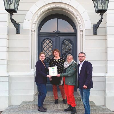 Titelerneuerung Fairtrade Gruppenfoto